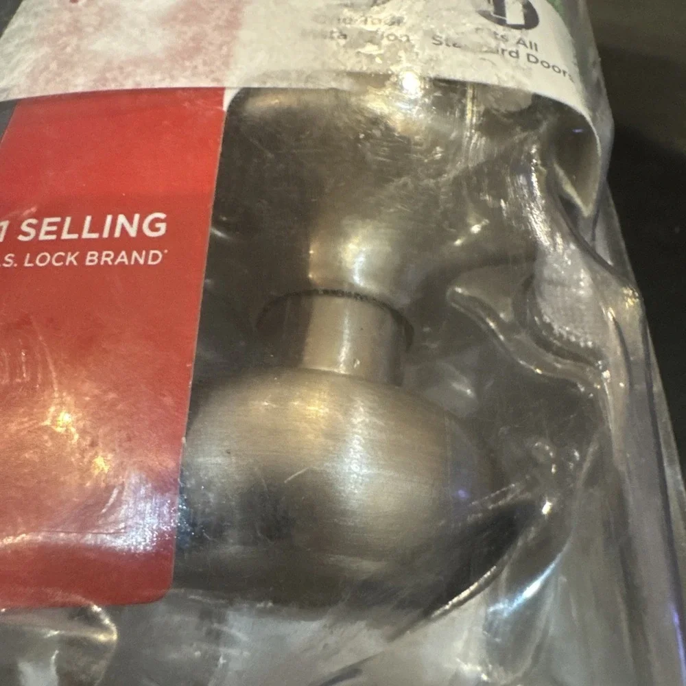 Kwikset‎ Satin Nickel Hall/Closet Passage Door Knob 200cv 15 Cp V1